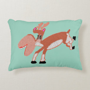 Gertrude Reindeer Dekokissen