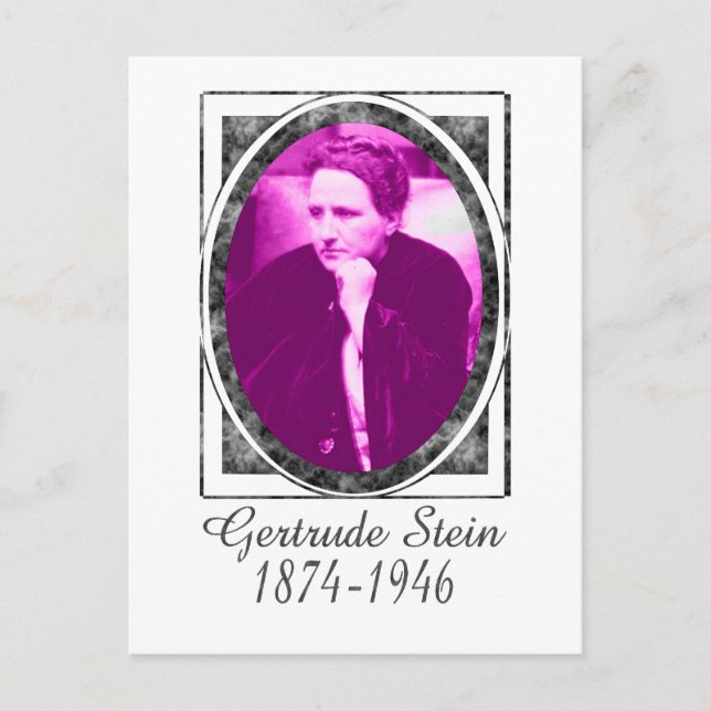 Gertrude Stein Postkarte (Vorderseite)