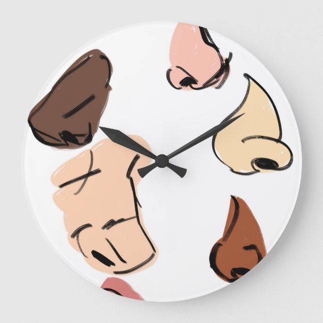 Geruch O'Clock Große Wanduhr (Vorderseite)