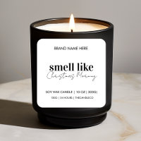 Geruch wie Weihnachten Morgen Funny Holiday Candle