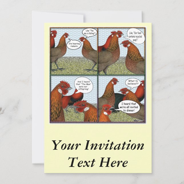 Gerüchte Einladung (Vorderseite)