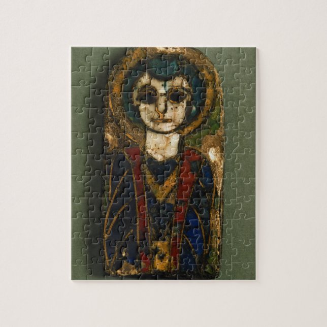 Gerundete Plakette, Christus oder ein Heiliges (Vertikal)