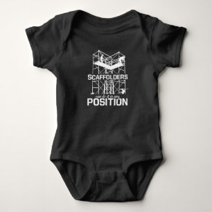 Gerüste positionieren Gerüstbauer Baby Strampler