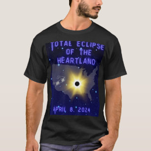 Gesamt-Eclipse des Kernlandes - Gesamt-Solarzellen T-Shirt