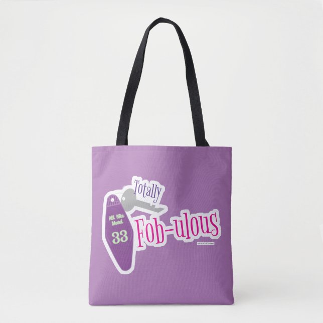 Gesamt fabelhaftes Fob Fun Motel Cartoon Zitat Tasche (Vorderseite)