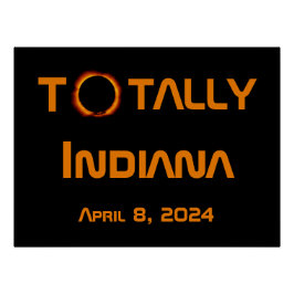 Gesamt Indiana 2024 Solar Eclipse Poster