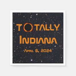 Gesamt Indiana 2024 Solar Eclipse Serviette