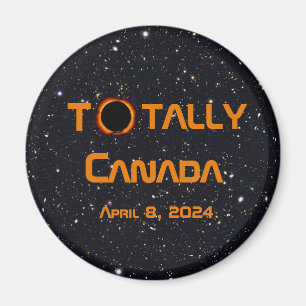 Gesamt Kanada 2024 Solar Eclipse Magnet