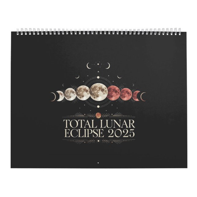 Gesamt Lunar Eclipse 2025 Astronomie NordwestUSA Kalender (Titelbild)