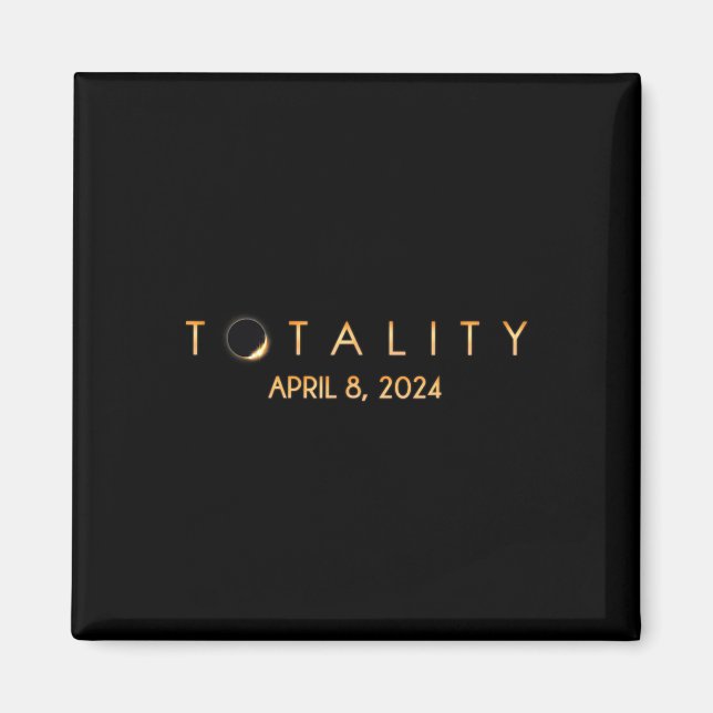 Gesamt Solar-Eclipse 04 08 2024 Totalität Magnet (Vorne)