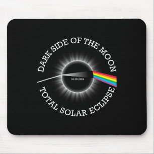 Gesamt Solar-Eclipse 04 08 24 Rainbow Totality Dar Mousepad