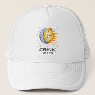 Gesamt Solar-Eclipse 2024 Niedliche Solar-Eclipse- Truckerkappe