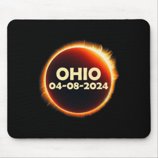 Gesamt Solar Eclipse 2024 Ohio Mousepad