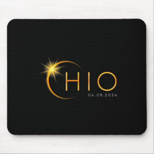 Gesamt Solar Eclipse 2024 Staat Ohio Totality Apri Mousepad