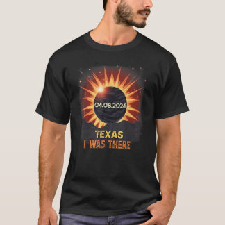 Gesamt Solar-Eclipse 2024 Texas 1 T-Shirt