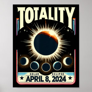 Gesamt Solar Eclipse 2024 Totality Funny Total Ecl Poster
