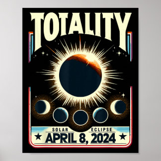 Gesamt Solar Eclipse 2024 Totality Funny Total Ecl Poster