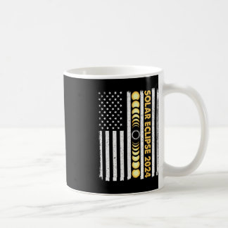 Gesamt Solar Eclipse 2024 Totality Phases US Ameri Kaffeetasse