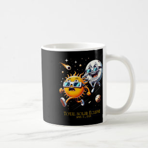 Gesamt Solar Eclipse 8-4-2024 Sun Flees Moon Eclip Kaffeetasse