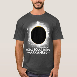 Gesamt Solar Eclipse Arkansas 2024 Amerika Eclipse T-Shirt