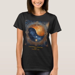 Gesamt Solar Eclipse IHRER Textnamen Mystisch T-Shirt