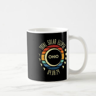 Gesamt Solar Eclipse Ohio Sunset Retro 04.08.24 Mä Kaffeetasse