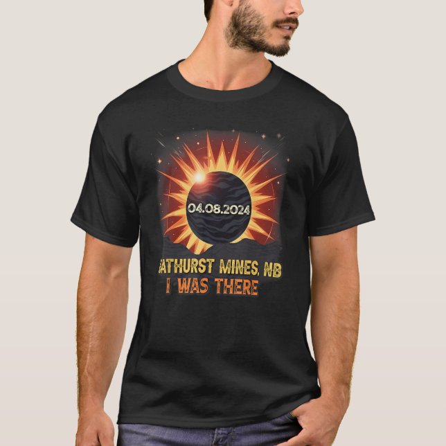 Gesamt Solar Eclipse Retro Bathurst Minen NB Kanad T-Shirt (Vorderseite)