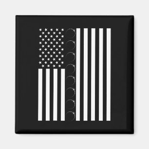 Gesamt Solar Eclipse US-amerikanische Flagge 04.08 Magnet