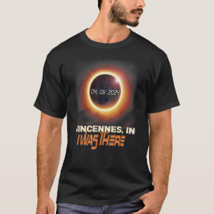Gesamt Solar Eclipse Vincennes Indiana IN T-Shirt