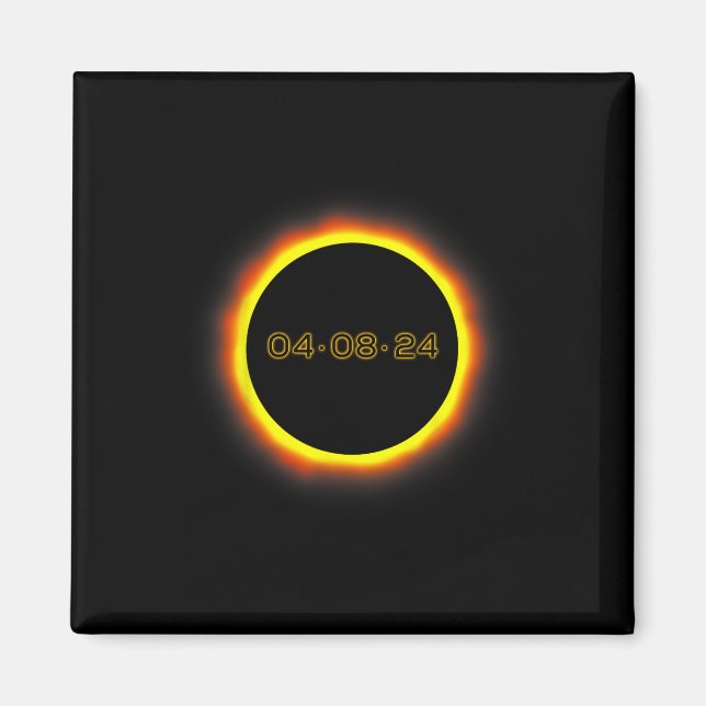 Gesamt-Solarzellen-Eclipse 04.08.2024 Insgesamt 1 Magnet (Vorne)