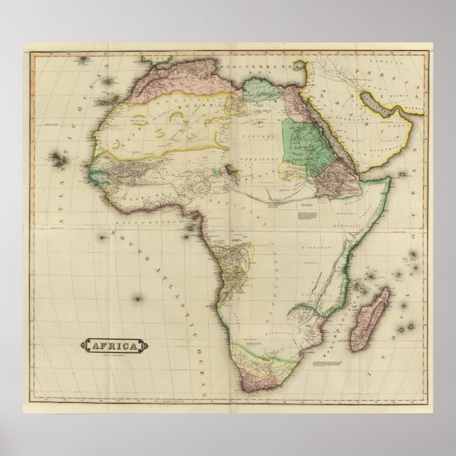 Gesamtafrika Poster (Vorne)