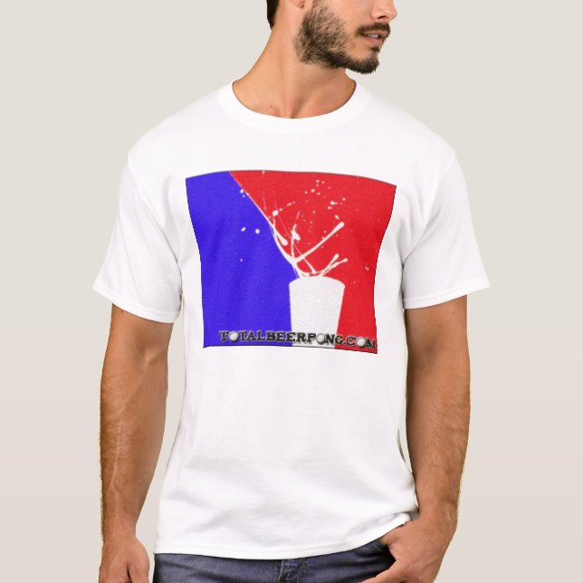 Gesamtbier Pong T - Shirt (Vorderseite)