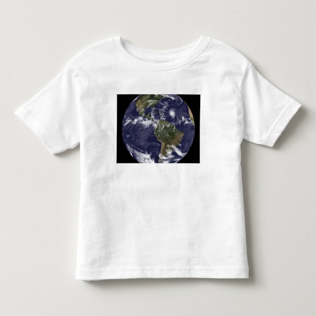 Gesamte Erde mit Nordamerika 2 Kleinkind T-shirt (Vorderseite)