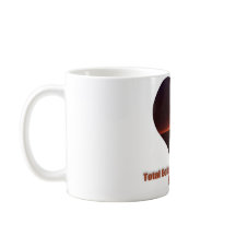 Gesamteklipse der Herz-Kaffee-Tasse