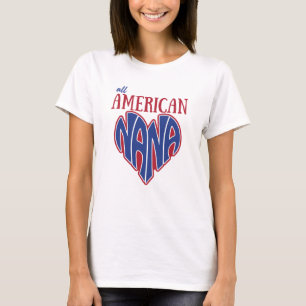 Gesamter amerikanischer Nana-T - Shirt