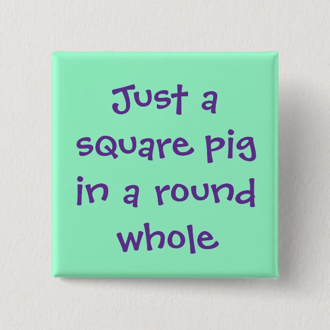 gesamter Schweinebrasse Button (Vorderseite)