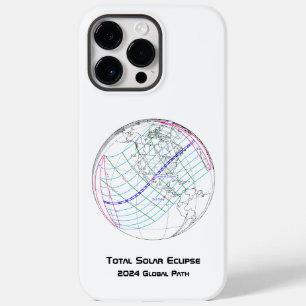Gesamter Solar-Eclipse 2024 Globaler Pfad Case-Mate iPhone 14 Pro Max Hülle