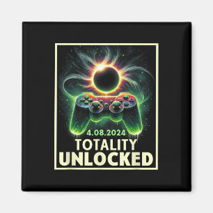 Gesamter Solar Eclipse 2024 Video Game Controller Magnet
