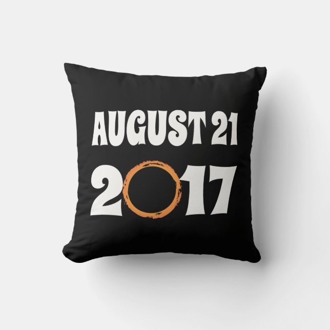 Gesamter Solar-Eclipse-August 21 2017 Kissen (Vorderseite)