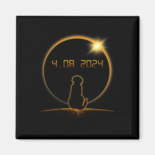 Gesamter Solar-Eclipse-Hund Magnet