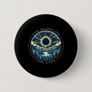 Gesamter Solar-Eclipse Künstlerischer Alltagsrhyth Button