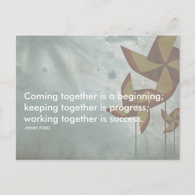 Gesamterfolgungsangebot für das Ford Postkarte (Vorderseite)