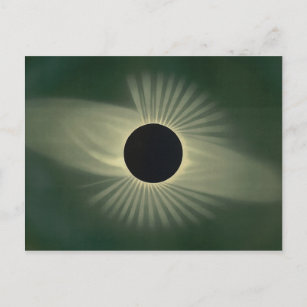 Gesamtes Aussehen der Vintagen Kunst der Sonne Postkarte