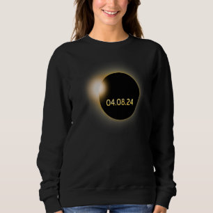 Gesamtes Solar-Eclipse 2024 für Astronomie Sweatshirt