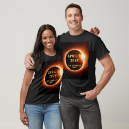 Gesamtes Solarkollektiv 8. April 2024 Personalisie T-Shirt