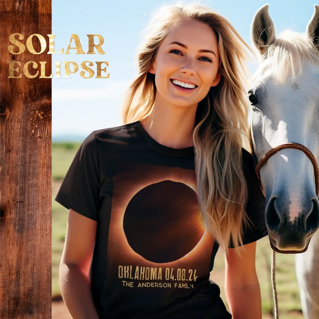 Gesamtes Solarzellen-Oklahoma 2024 Personalisiert T-Shirt (Von Creator hochgeladen)