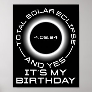 Gesamtes Sonnenlicht und Ja, es#39;s mein Geburtst Poster