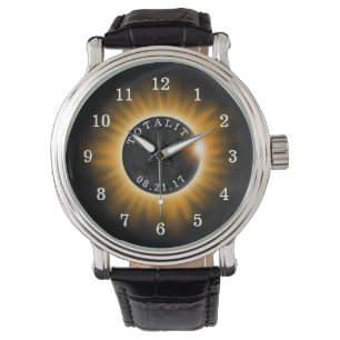 Gesamtheits-Sonnenfinsternis 2017 Armbanduhr