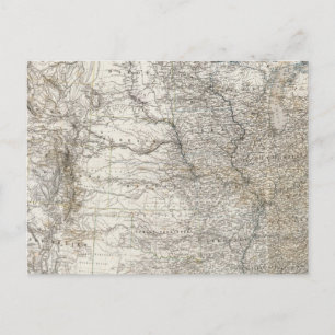 Gesamtkarte der USA Postkarte