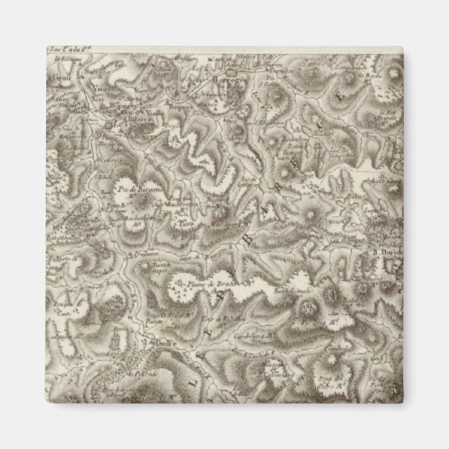 Gesamtkarte von Frankreich 2 Magnet (Vorne)